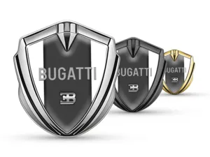 Bugatti High End Auto Logo Abzeichen Minimaler Stil Drift Look